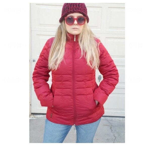 Vintage Moncler Red Square Quilted Puffer Jacket Coat - Picture 3 of 11
